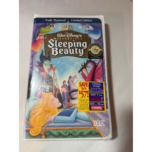 Disney Sleeping Beauty VHS Masterpiece Fully Restored Limited Edition Sealed